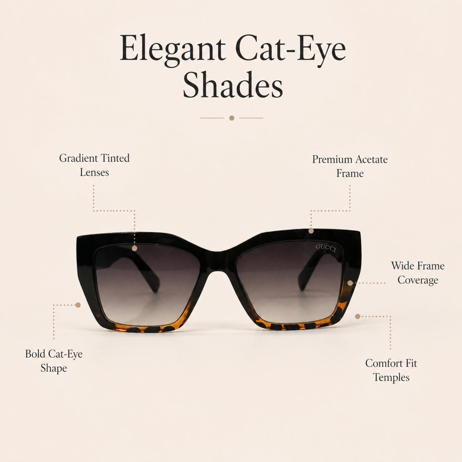 Elegant cat eye shades - Image 3