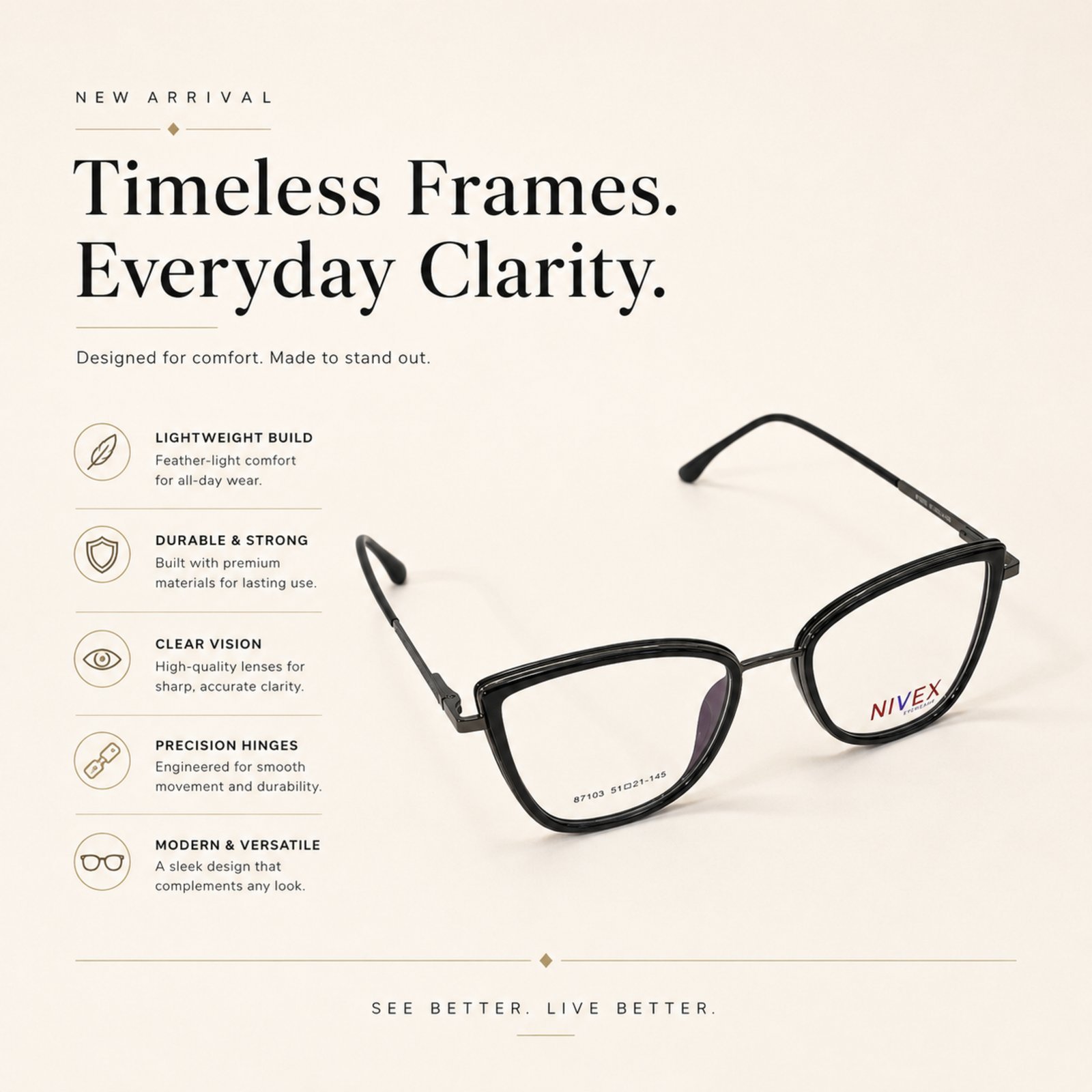 Sheet metal cat eye Frame - Image 3